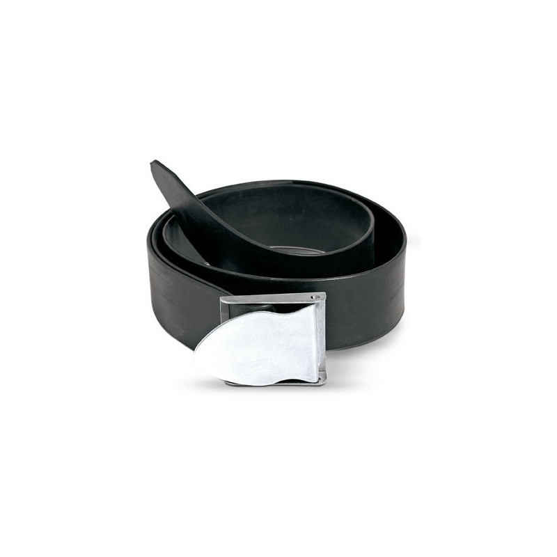 Cintura in gomma fibbia inox