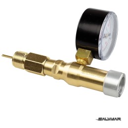 Manometro con valvola di ricarica